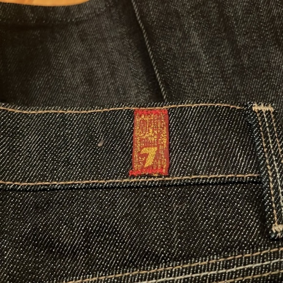 7 for all Mankind Jagger Dark Navy Bootcut Jeans Size 29 NWOT - Picture 10 of 11